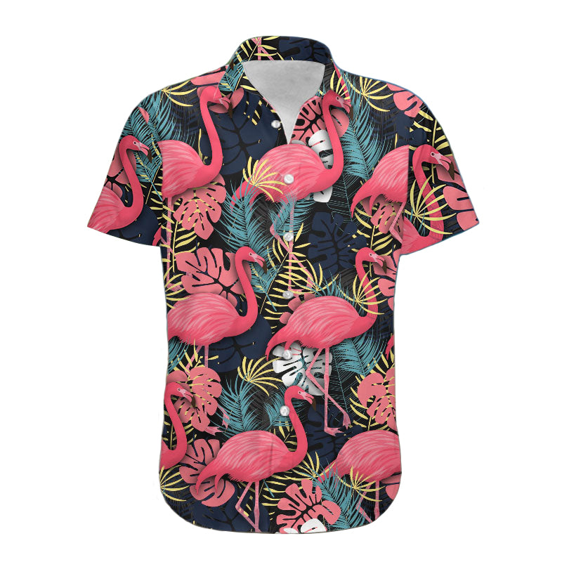 3D Flamingo Hawaii Shirt