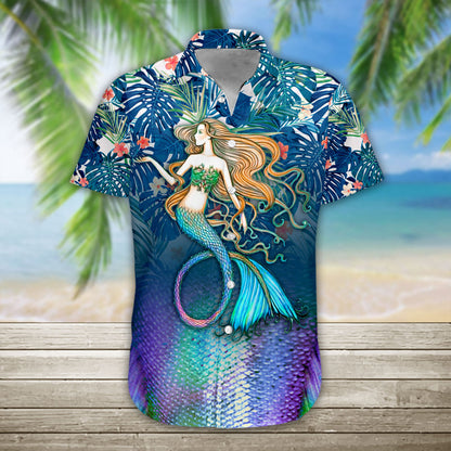 3D Mermaid Hawaii Shirt