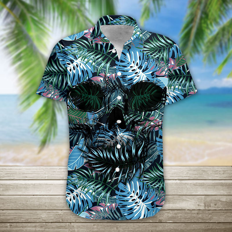 3D Skull Hawaii Shirt