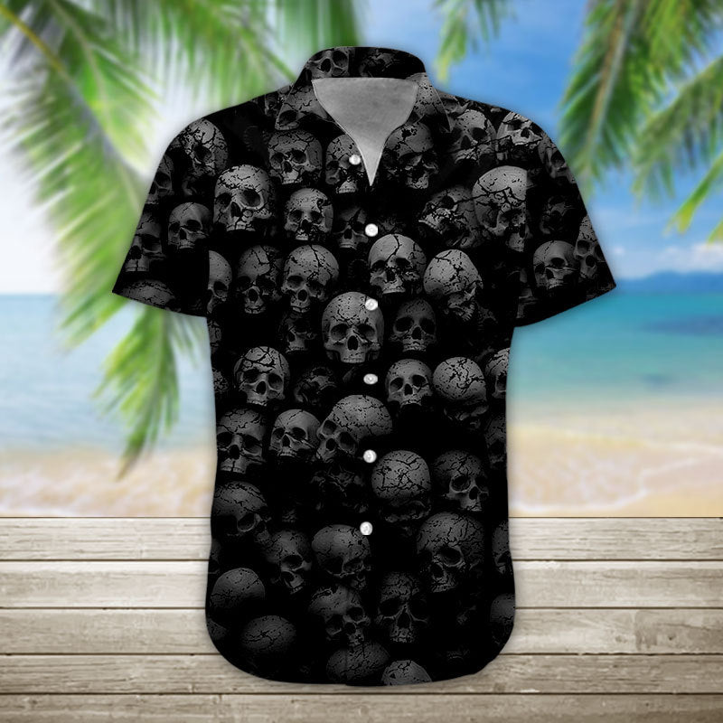 3D Skull Hawaii Shirt