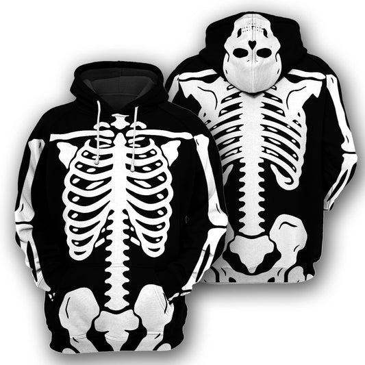 Halloween Skeleton Costume - 3D All Over Printed Shirt