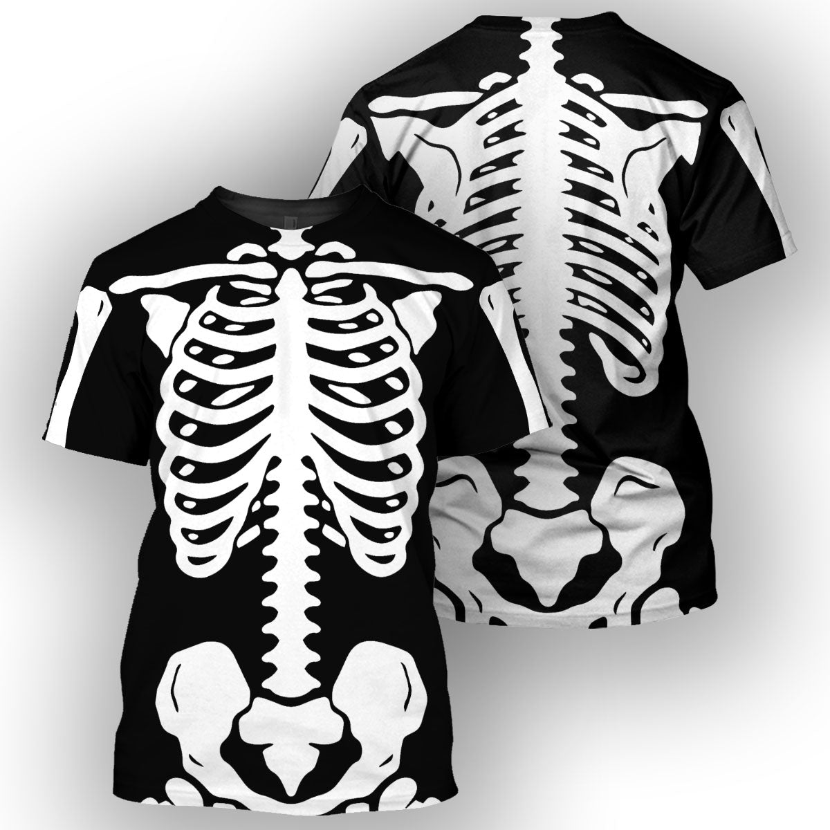 Halloween Skeleton Costume - 3D All Over Printed Shirt