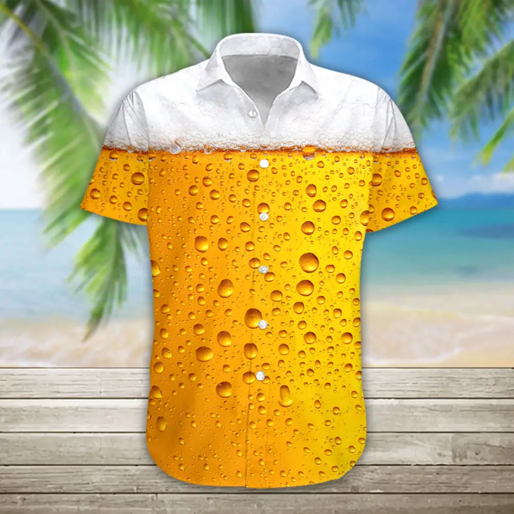 3D Beer Hawaii Shirt hawaii