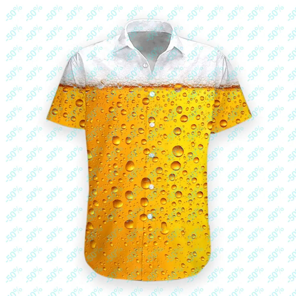 3D Beer Hawaii Shirt S hawaii