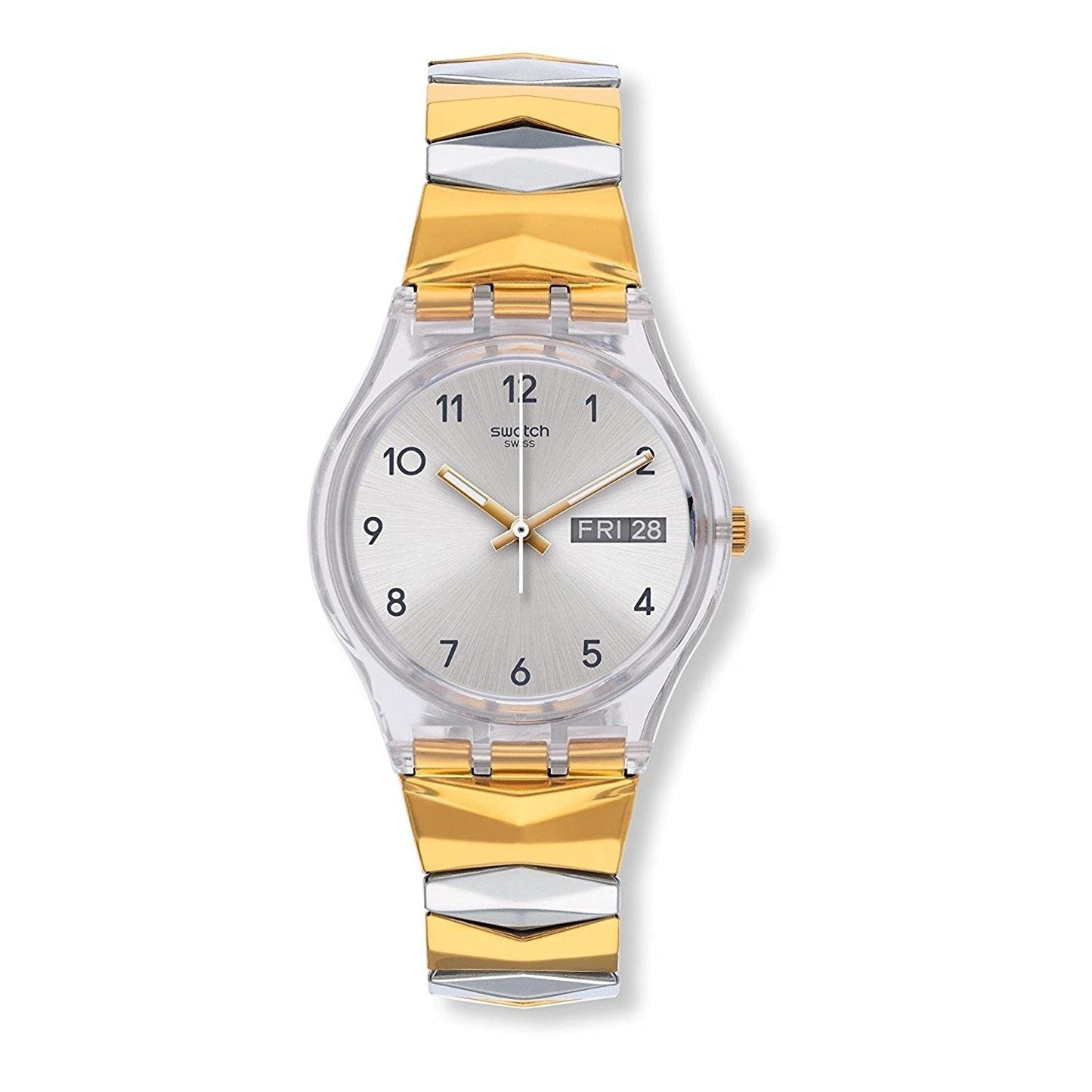 Swatch Originals Tresorama Silver Dial Stainless Steel Ladies Watch GE707B