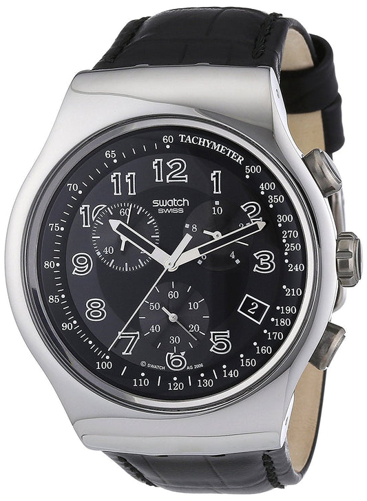 Swatch Analog Black Dial Men's Watch - YOS440