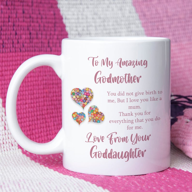 Best Mother’s Day Gift Ideas, Mother Mug, Mom Mug, Godmother Gift Mug To My Amazing Godmother, Gift For Mom