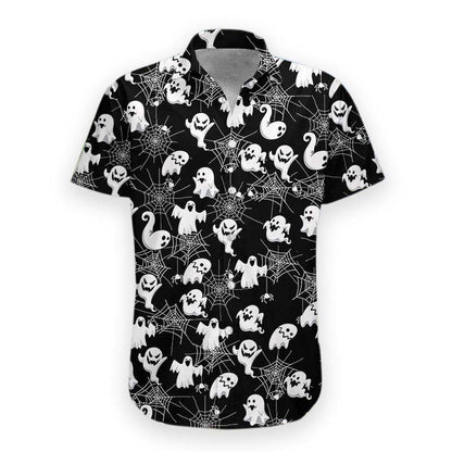 3D Boo Halloween Hawaii Shirt