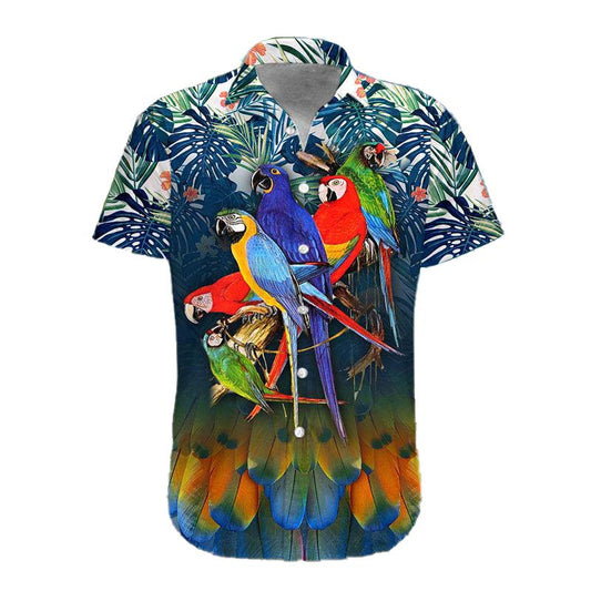 3D Parrot Hawaii Shirt Fix