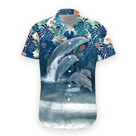 3D Dolphin Hawaii Shirt