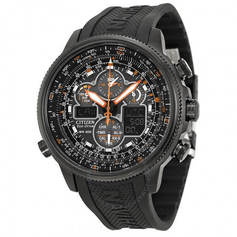 Navihawk A-T Eco Drive Black Dial Men's Watch