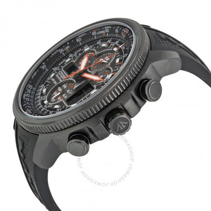 Open Box - Citizen Navihawk A-T Eco Drive Black Dial Men's Watch