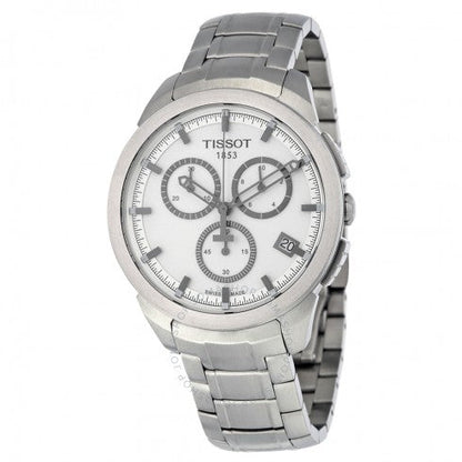 Chronograph Silver Dial Titanium Men's Watch T0694174403100